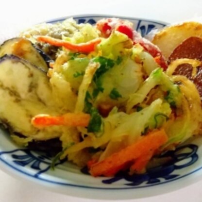 夏野菜の天ぷら、最高でした！ありがとうございました。